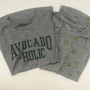 2-pack fun avocado tees